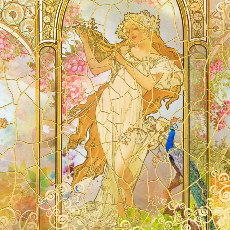Ceramo Murals Gold