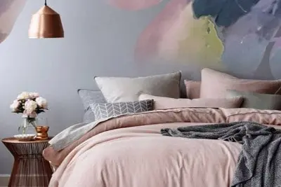 Murals in the bedroom