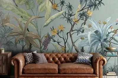 Fresco in the living room